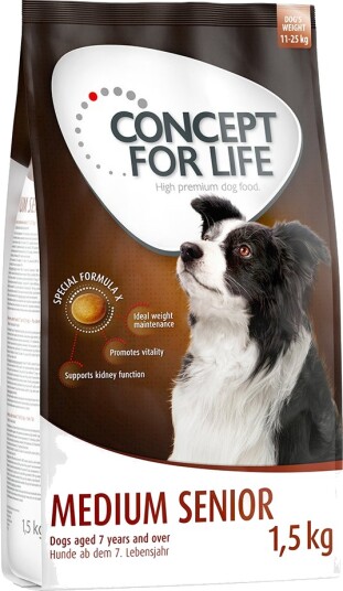 Concept For Life Tørrfôr Senior Medium 2 X 1.5 kg