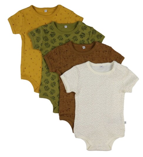 pippi Kortermet body 4-pakning Tinsel