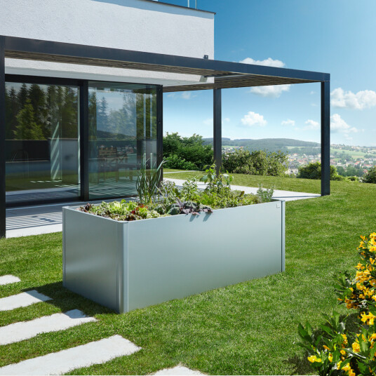 BIOHORT HØYBED 2X1, SØLV METALLIC BIOHORT HØYBED 2X1, SØLV METALLIC