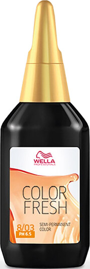 Wella Color Fresh 8/03 Light Blonde Natural Gold 75ml Wella Color Fresh 8/03 Light Blonde Natural Gold 75ml