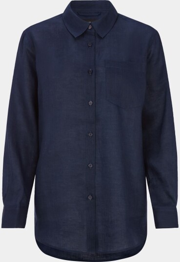 Didriksons Paula Women's Shirt Navy