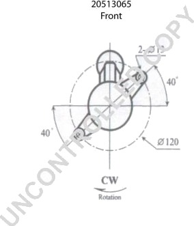 PRESTOLITE ELECTRIC 20513065 Starter