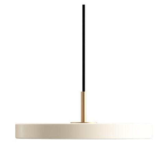 Umage Asteria Mini Taklampe Hvit med Messingtopp
