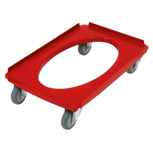 Thermo Future Box Transportvogn til termo transportboks; 61.5x41.5x17 cm (LxBxH); Rød