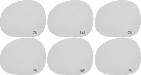 Aida - RAW Soft glassbrikke 6 stk light grey