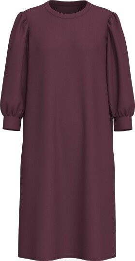 Selected Women   Kjole slfTenny 3/4 Short Sweat Dress   Rød
