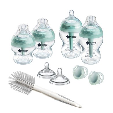 Tommee Tippee Startsett Advanced Anti-kolikk, gjennomsiktig Tommee Tippee Startsett Advanced Anti-kolikk, gjennomsiktig