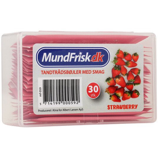 Floss med smaksatt tanntråd Pakket 30 stk. STRAWBERRY Floss med smaksatt tanntråd Pakket 30 stk. STRAWBERRY