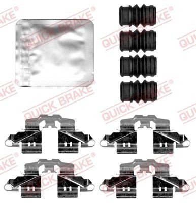 Tilbehørsett, skivebremse belegg QUICK BRAKE 109-0161