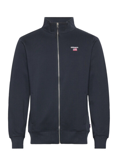 Sebago Larry Zip Sweater - Navy - L Sebago Larry Zip Sweater - Navy - L