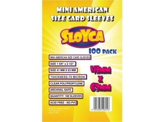 Baldar T-Skjorter Mini American 41X63mm 100 Stk Sloyca
