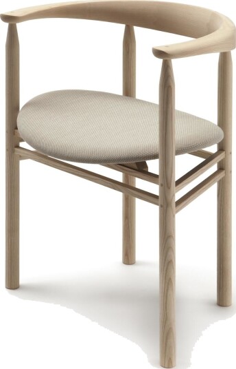 Nikari Linea Collection RMT6 Spisestol Oljet Ask/Stålskåret Trio 213