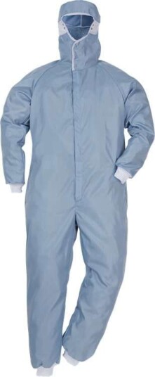 Fristads Kjeledress Renrom 8r220 XR50 Blekblå XL Fristads Kjeledress Renrom 8r220 XR50 Blekblå XL