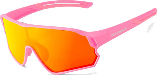 Rockbros 14110009004 Polariserte Sykkelbriller for Barn 8-14 ??r - Rosa