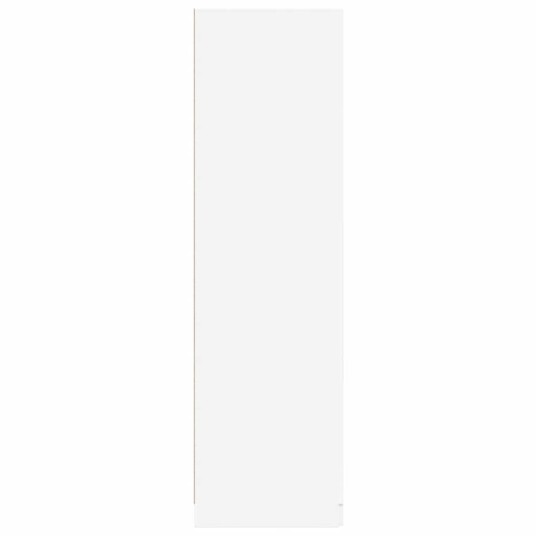 Garderobe hvit 80x52x180 cm konstruert tre 8719883740362