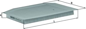 MAHLE LX 459 Luftfilter MAHLE LX 459 Luftfilter