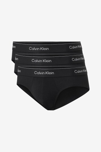 Calvin Klein Underbukser Hip Brief 3 pakning Svart