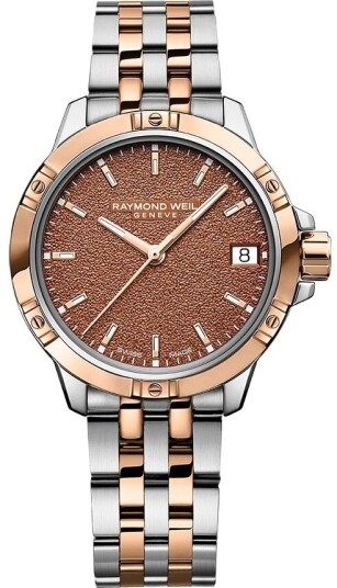 Raymond Weil Dameklokke 5960 SP5 70061 Tango Brun/Stål Ø30 mm