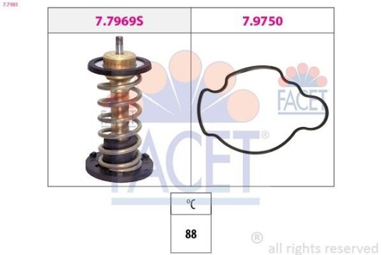 Termostat FACET 7.7981