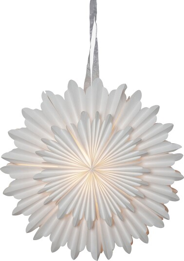 Jotex Papirstjerne krystall 50cm Hvit 2231836010