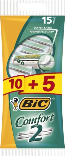 Bic Comfort 2 Grønn 15 Stykker Bic Comfort 2 Grønn 15 Stykker