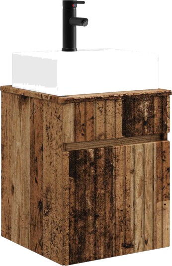 Vegghengt Servantskap Gammelt tre 39 x 41 x 62,5 cm Vegghengt Servantskap Gammelt tre 39 x 41 x 62,5 cm