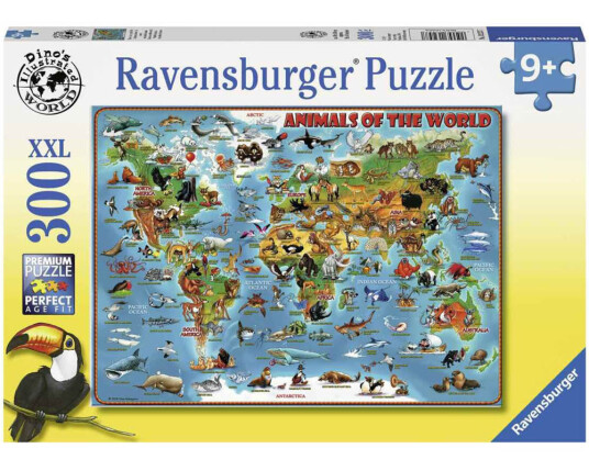 Ravensburger World Of Animals 300p Gulv Ravensburger World Of Animals 300p Gulv