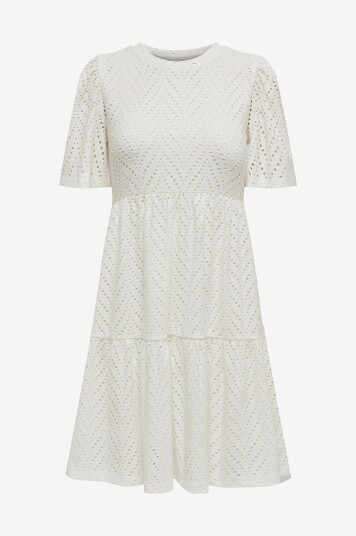 Jdy Kjole jdyCarla Cathinka S/S Dress Hvit Jdy Kjole jdyCarla Cathinka S/S Dress Hvit