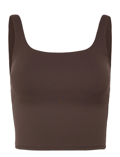 Weekday Cropped Sports Top Brown XXS Weekday Cropped Sports Top Brown XXS