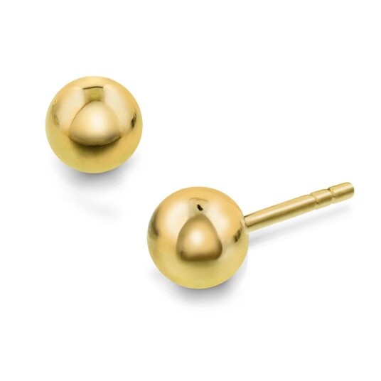 Pan Jewelry Øredobber i 585 gult gull kule