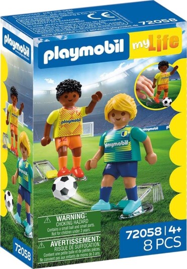 Playmobil Mylife Fotballspillere Med Ball 72058