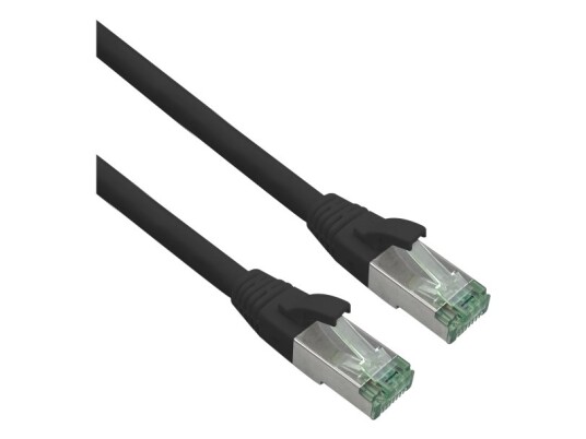 Helos Grs-Sertifisert Cat 6A Patchkabel Med Cat 7 Råkabel Tpe Juodas 20,0M