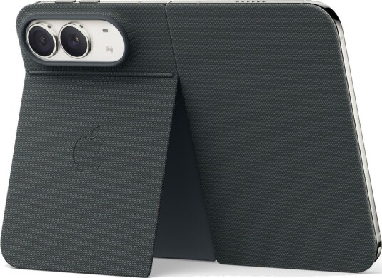 Apple iPhone Duo Folio med Kickstand Marineblå - Premium Deksel for Håndfri Bruk