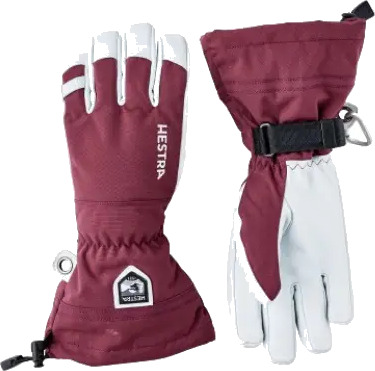 Hestra Army Leather Heli Ski Bordeaux 7