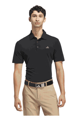 Adidas golf ultimate365 solid polo shirt poloskjorte herre black l Adidas golf ultimate365 solid polo shirt poloskjorte herre black l