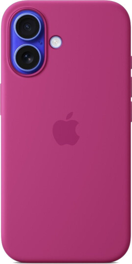 Apple iPhone 16 Silikondeksel med MagSafe Fuchsia Apple iPhone 16 Silikondeksel med MagSafe Fuchsia