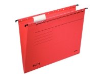 Leitz ALPHA - Hengefil - for A4 - rød