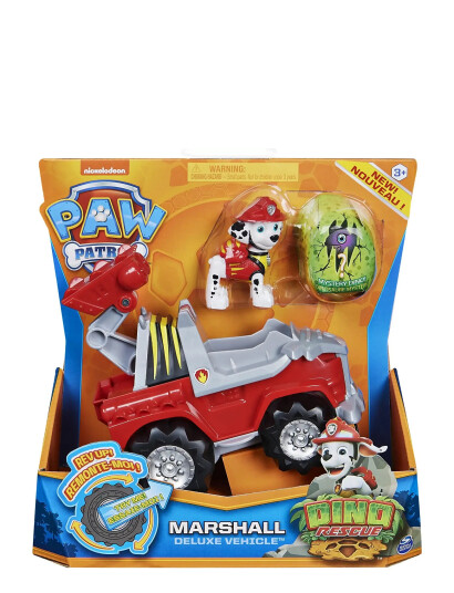 Paw Patrol Dino Deluxe Kjøretøy Marshall Red One Size