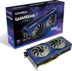 Sparkle Intel Arc B570 Guardian OC Grafikkort 10GB GDDR6 150W TGP Blå