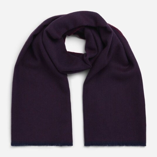 Ferner Jacobsen Scarf Wool Red-Blue Plain