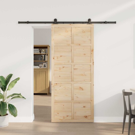  Skyvedør Naturlig 100 x 208 cm Heltre furu