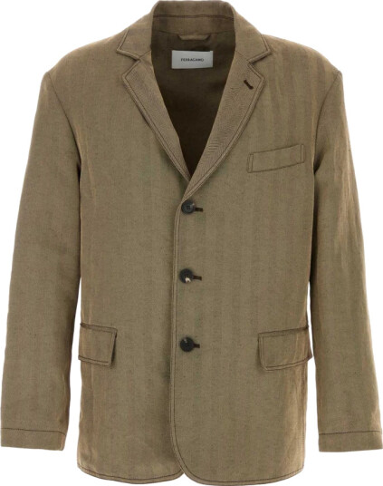 Ferragamo Herre Jakker Brun M,