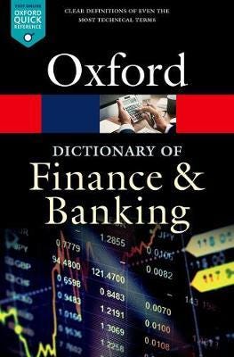A Dictionary Of Finance And Banking Av Jonathan (Market House Books) Law