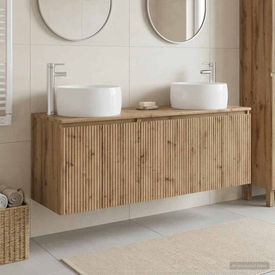 vidaXL Baderomsskapsett 3 stk. Artisan eik 49,5 x 44,5 x 66 cm vidaXL Baderomsskapsett 3 stk. Artisan eik 49,5 x 44,5 x 66 cm