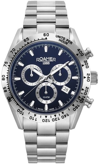 Roamer Monza Herreklokke 850837 41 45 20 Monza 100 Blå/Stål Ø42 mm