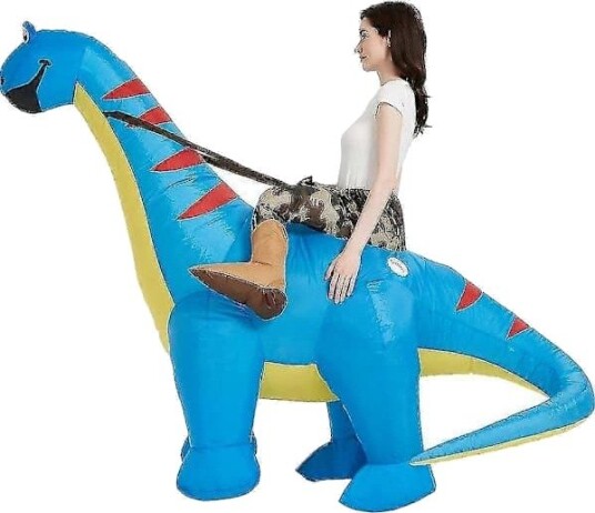 Halloween Oppblåsbart Diplodocus Kostyme til Barn og Voksen