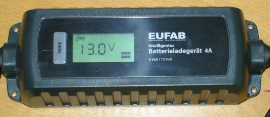 Batterilader helautomatisk   6/12v 4A