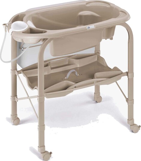 CAM Cambio Sammenleggbar Badebalje Med Stellematte Beige