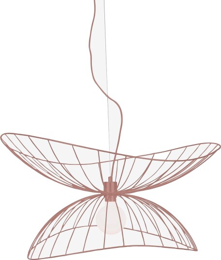 Globen Lighting Pendellampe Ray 70 Dusty pink Rosa Takpendler Globen Lighting Pendellampe Ray 70 Dusty pink Rosa Takpendler