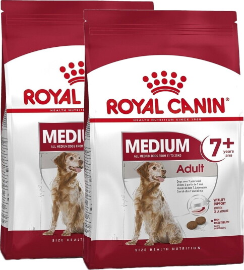 Royal Canin Medium Adult 7+ 2 X 15Kg